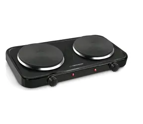 Esperanza EKH010K Cotopaxi čierna / Elektrický varič / 2 platne / 2x 1000W / 5 teplotných stupňov