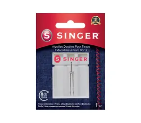 Singer Twin Stretch - 80/12 1ks / Dvojihla / na streč / dopredaj