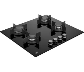 Beko HILG64220S čierna / Plynová varná doska / 4 platne