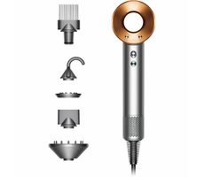Dyson HD07 Supersonic strieborno-medená / Sušič vlasov / 1600W / ionizátor / 4 teploty / 3 rýchlosti