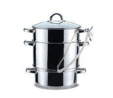 Maestro MR-1030 strieborná / Parný odšťavovač / 8l / nerezová oceľ