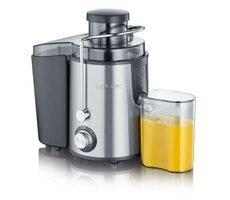 Severin ES 3566 / automatický odšťavovač / 400 W / hrdlo 60mm / 2 rýchlosti / nerez / čierna