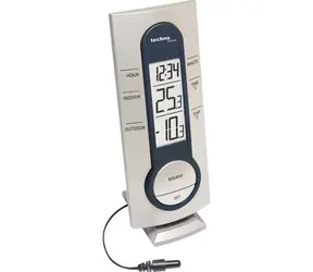 TechnoLine WS 7033 strieborná / hodiny / teplota / 1x AAA