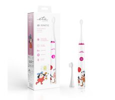ETA Sonetic ETA070690010 ružová / Elektrická detská kefka / 700 kmitov-s / časovač / 2x hlavica