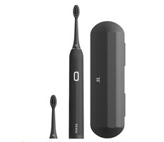 TESLA SMART Toothbrush Sonic TS200 Deluxe čierna / Elektrická zubná kefka / 42000 kmitov / časovač / 4 režimy