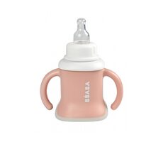 Beaba Trénovací hrnček 3v1 Old Pink