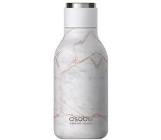 Asobu Urban Drink Bottle Marble 0.473 L / termofľaša / chladný až 24 hodín / horúci až 12 hodín