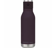 Asobu Wireless Double Wall Speaker Bottle Maroon 0.5 L / fľaša s bezdrôtovým reproduktorom / nerezová oceľ