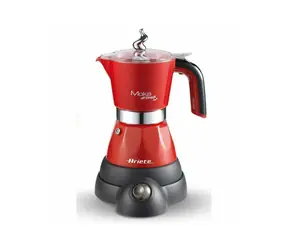 Rozbalené - Ariete 1358 Moka Aróma červená / elektrická moka kanvica / 400 W / 2 | 4 šálky / rozbalené