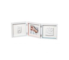 Baby Art My Baby Style Double Essentials / Rámček pre fotografiu a odtlačok ručičky a nožičky