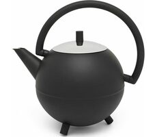 Bredemeijer Saturn Kanvička na čaj čierno-chrómová / 1.2 l / nerez