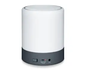 BEURER WL 50 šedá / rádiobudík / 3 nastavenia intenzity svetla / Bluetooth / AUX