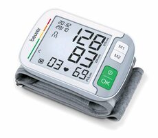 BEURER BC 51 biela / tlakomer / LCD displej / 2x AAA batérie / na zápästie