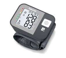 BEURER BC 27 čierna / tlakomer / LCD displej / 2x AAA batérie / na zápästie 