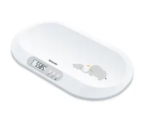 BEURER BY 90 biela / detská váha / LCD displej / nosnosť 20 kg / mobilné aplikácie