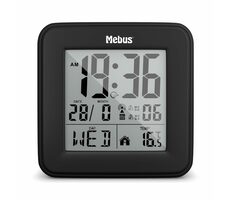 Mebus 25595 Radio alarm clock / Rádiom riadený budík / 1 x AA