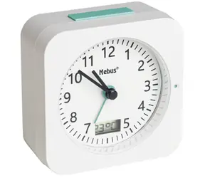 Mebus 25610 Radio alarm clock / Rádiom riadený budík / 1 x AA