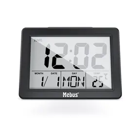 Mebus 25739 Quartz Alarm Clock / Budík / 3 x AAA