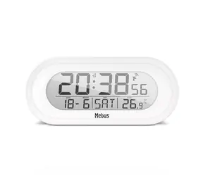 Mebus 25808 Radio alarm clock / Rádiom riadený budík / 2 x AAA 