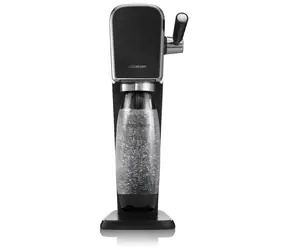 SodaStream Art čierna / výrobník sódy / bez BPA / 1x fľaša 1 L / 1x CO2 plyn