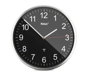 Mebus 19578 - Rádiom riadené nástenné hodiny / 30 cm / 1x AA