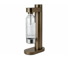 Stelton Brus Carbonator hnedá / výrobník sódy / bez fľaše / bez CO2 / 7-9 Pa 