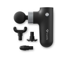 TrueLife RelaxGun G3 masážna pištoľ čierna / 4 hlavice / 4 úrovne intenzity / 2850 RPM / sila prítlaku 8 kg / dopredaj