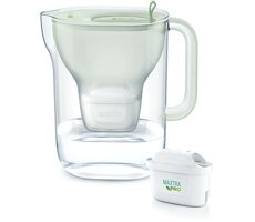 Brita Style zelená / Filtračná kanvica na vodu / 2.4 l / filter: Maxtra Pro