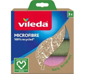 Vileda Microfibre Mikrohandričky / 3 ks / recyklované