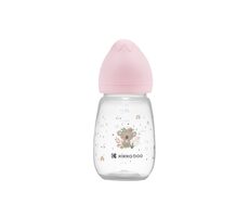 KikkaBoo Dojčenská fľaša 260ml 3m+ Savanna Pink