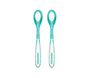 KikkaBoo Lyžičky s tepelným senzorom 2 ks Boo Mint