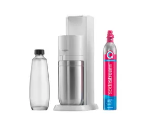 SodaStream DUO biela / výrobník sódy / 1x plastová fľaša 1 L / 1x sklenená fľaša 1 L / 1x CO2 plyn