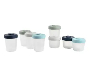 Beaba Sada téglikov na jedlo 4X 150ml &amp; 4X 250ml