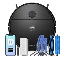 Niceboy ION Charles i6 Čierna / Robotický vysávač s mopom / sací výkon 2500 Pa / prachová nádoba 650 ml / HEPA 