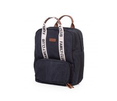 Childhome Prebaľovací batoh Family Club Black / 40 x 30 x 16 cm