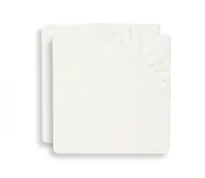 Jollein Prestieradlo napínacie 120x60 cm 2 ks Ivory
