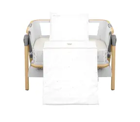 KikkaBoo Posteľná sada s obliečkami 5ks do postieľky 50x85 cm