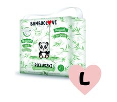 Bamboolove Plienky jednorazové bambus veľ. L 9-14 kg 21 ks
