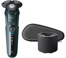 Philips Shaver series 5000 S5884/50 čierno-zelená / pánsky holiaci strojček Wet & Dry / 60 min prevádzka / 360° / dopredaj