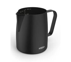 Xavax Barista kanvička na mlieko 350 ml čierna / nerez 