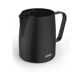 Xavax Barista kanvička na mlieko 350 ml čierna / nerez 