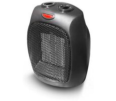 Adler AD 7702 čierna / Teplovzdušný keramický ventilátor / 750W - 1500W / 2 stupne