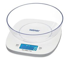 Zelmer ZKS1450 biela / Kuchynská váha / LCD displej / max 5 kg