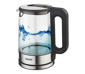 Mesko MS 1301b čierna / rýchlovarná sklenená kanvica / 1850 W / 1.7 L / teplota 60 - 100 ° C