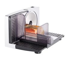 Unold 78866 strieborná / elektrický krájač potravín / 100 W / priemer noža 170 mm / hrúbka rezu 0-15 mm