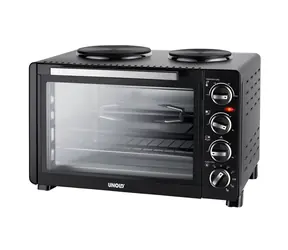Unold 68885 čierna / Elektrická rúra / 1500 W / 30 L / teplota 100 - 220 ° C / 4 vykurovacie telesá