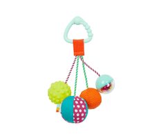 B-Toys Závesná hrkálka s loptičkami Sounds So Squeezy / od 3 mesiacov