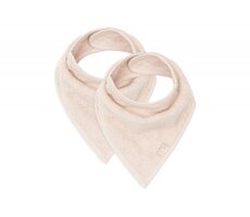 Jollein Podbradník bandana 2ks Pale Pink