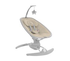 KikkaBoo Spinny Beige / Hojdacie lehátko elektrické / od narodenia do 9 kg