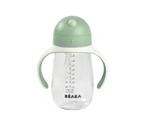 Beaba Hrnček so slamkou 300ml Sage Green